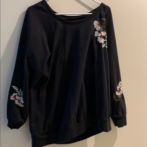 Floral sweatshirt
